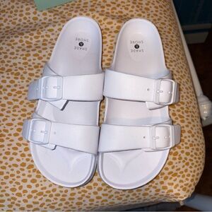 Shade & Shore Kids White Sandals